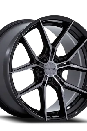 Direct From Factory Niche Nc279 Prodigy 5 Wheel 24x10 5x112 Gloss Black Dark Tinted Clear 20mm - MINIMUM PURCHASE OF 4 WHEELS - FREE T-SHIRT INCLUDED!