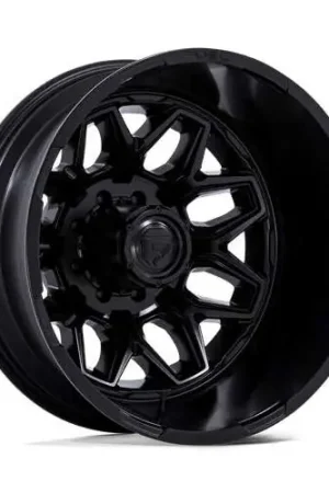 Mega Sale Fuel D871 Flux Dually Wheel 20x8.25 8x200 Blackout -227mm - FREE T-SHIRT INCLUDED!