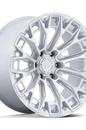 Fuel Fc882 Trax Wheel 20x9 6x139.7 Gloss Silver w/ Machined Face 1mm - FREE T-SHIRT INCLUDED! Same Day Shipping