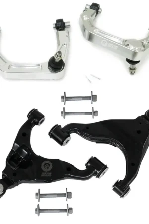 Billet Front Upper Control Arms and OEM Replacement Lower Control Arms for 2-4 Inch Lift 16-23 Toyota Tacoma Freedom Off-Road Free Returns