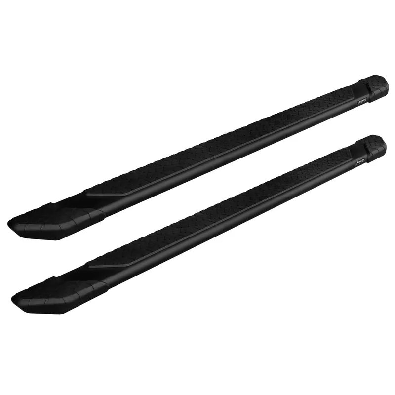 Raptor Series 5 in Tread Step Slide Track Running Boards Black Textured Aluminum CYC 1904-0132BT Limited Offer