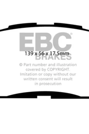 EBC 06-08 Toyota RAV 4 2.4 Greenstuff Front Brake Pads Hot Picks