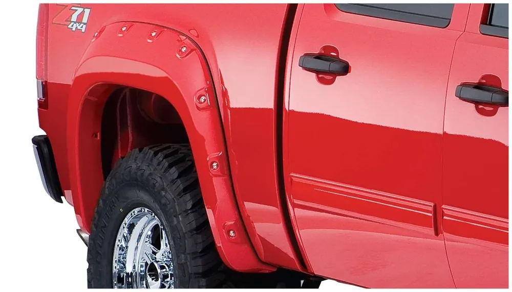 Secure Checkout Bushwacker 40086-02 Boss Pocket Fender Flares OE Black Pair For Sierra 1500