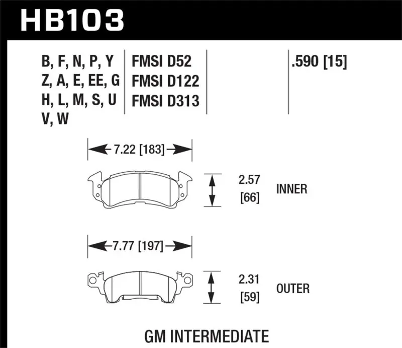 Limited Offer Hawk HP+ Street Brake Pads