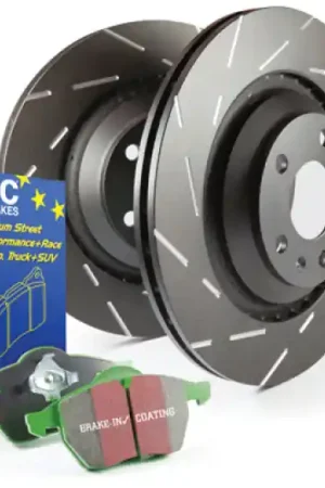 Cheap EBC S2 Kits Greenstuff Pads and USR Rotors
