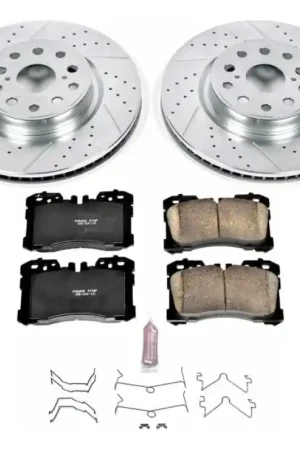 Power Stop 10-17 Lexus LS460 Front Z23 Evolution Sport Brake Kit Secure Checkout