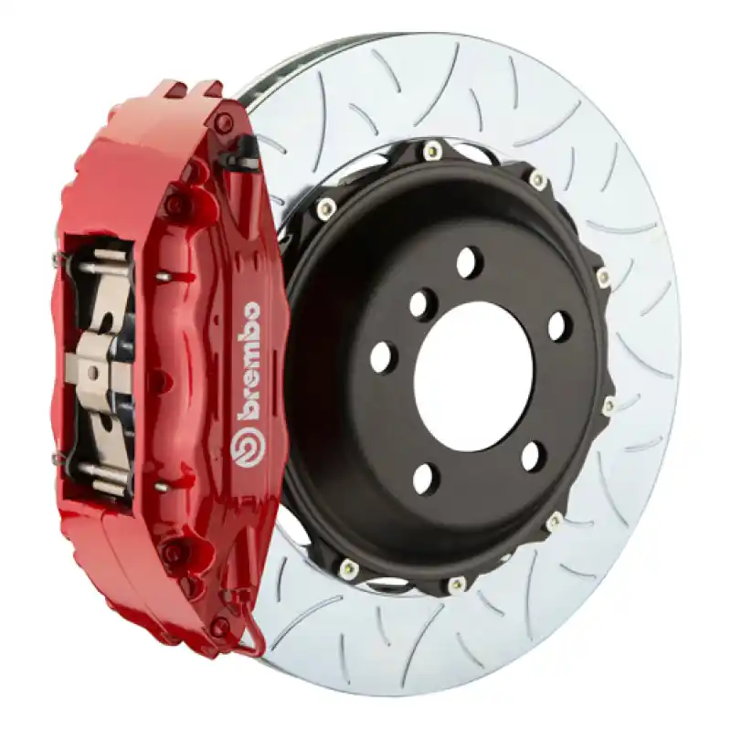 Sale Brembo 95-99 M3 Front GT BBK 4 Piston Cast 2pc 355x32 2pc Rotor Slotted Type3-Red