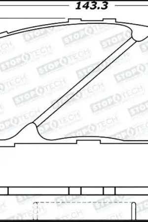 High Quality StopTech Street Select Brake Pads - Front