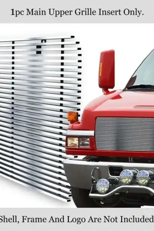 APS Polished Stainless Steel Billet Grille APS GR03HFF31S Flash Sale