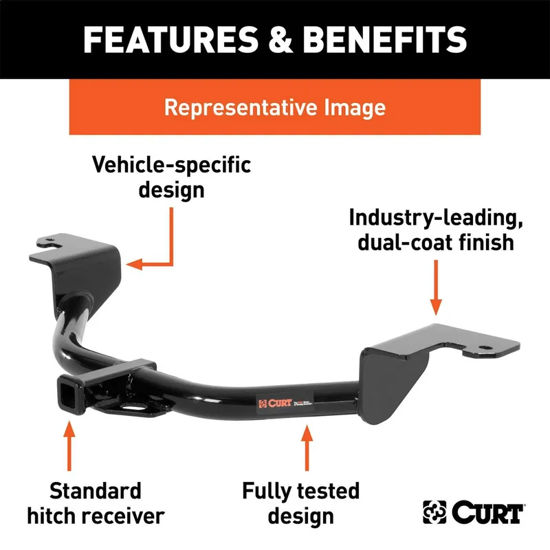 Genuine Curt 11333 Class I 1.25 in. Receiver Hitch | Mini Cooper Countryman