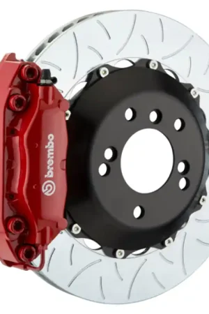 Brembo 14+ Mini Cooper Front GT BBK 4 Piston Cast 345x28 2pc Rotor Slotted Type3-Red Save Now