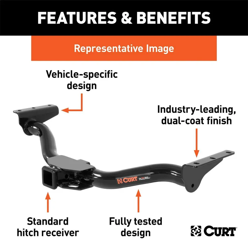Curt 13368 Class III 2 in. Receiver Hitch | Ford F-150 Limited Offer