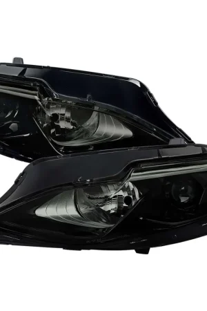 Instant Buy Spec-D Gloss Black Projector Headlight with Smoked Lens SPE 2LHP-MBU19SM-RO