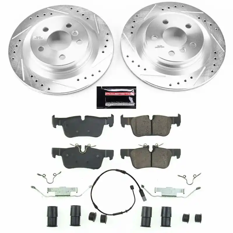 Power Stop 16-19 BMW X1 Rear Z23 Evolution Sport Brake Kit Limited Offer