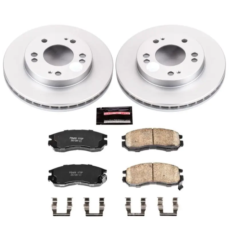 Power Stop 95-05 Chrysler Sebring Front Z17 Evolution Geomet Coated Brake Kit Limited Edition