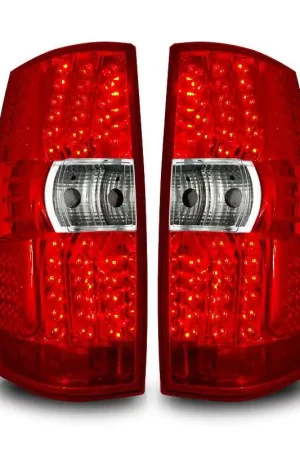 Winjet LED TAIL LIGHTS-CHROME / RED HKMR CTWJ-0066-CR High Quality