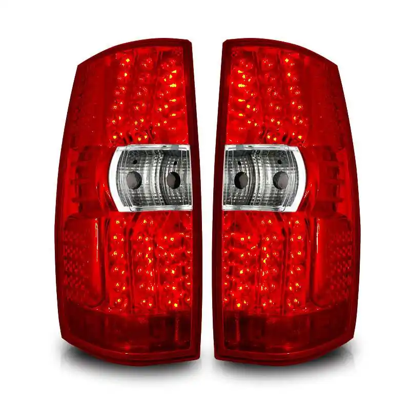 Winjet LED TAIL LIGHTS-CHROME / RED HKMR CTWJ-0066-CR High Quality