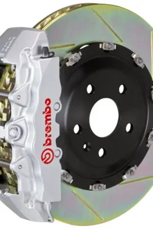 Brembo 04-07 Armada/QX56/Titan Front GT BBK 8 Piston Cast 380x34 2pc Rotor Slotted Type1-Silver Price Drop