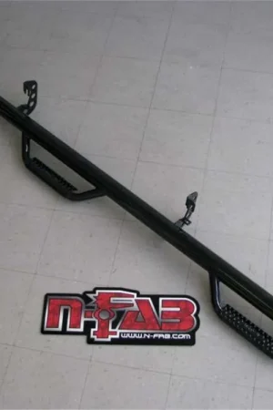 Place Order N-Fab C07115CC-6-TX Wheel To Wheel Nerf Step Bar 3" Black For Silverado 3500 HD