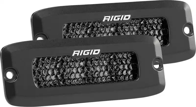Popular Rigid Industries SR-Q Series PRO Midnight Edition - Spot - Diffused - Pair
