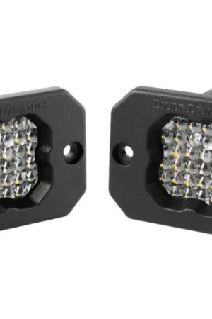 Diode Dynamics Stage Series C1 LED Pod Sport - White Flood Flush ABL (Pair) Budget