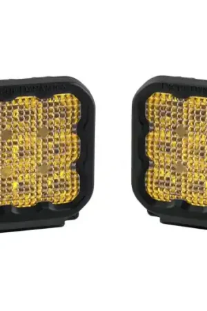 Diode Dynamics SS5 LED Pod Sport - Yellow Flood (Pair) Last Chance