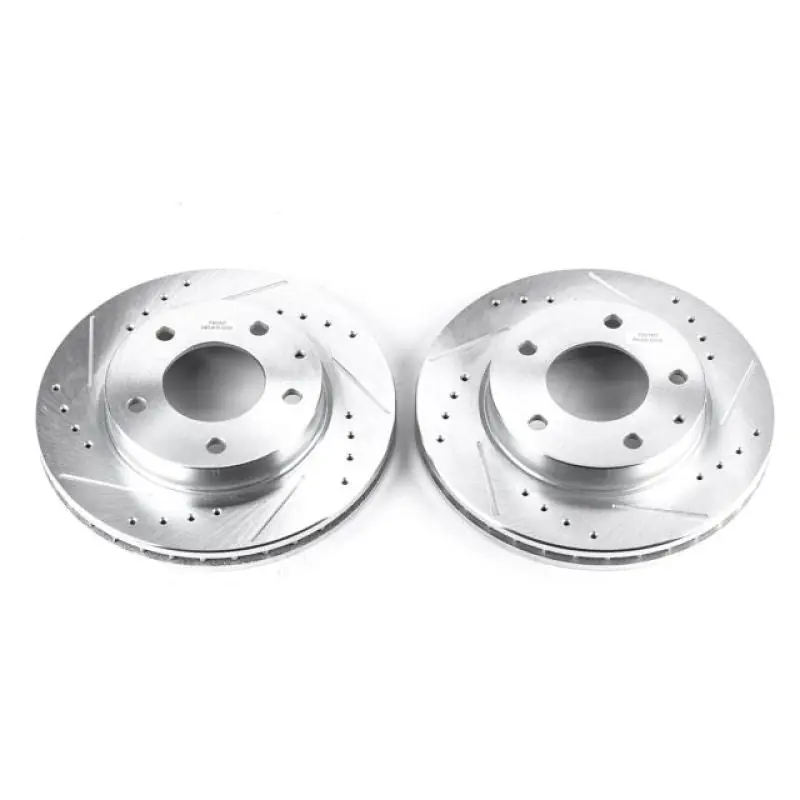Power Stop 93-97 Ford Probe Front Evolution Drilled & Slotted Rotors - Pair Grab Now