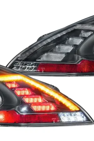 Morimoto XB LED Tail Lights: Nissan 370Z (09-20) (Pair / Smoked) HTMC LF419 Final Sale