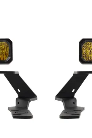 Diode Dynamics 19-21 Ford Ranger Stage Series 2in LED Ditch Light Kit - Sport Yellow Combo Money Back Guarantee