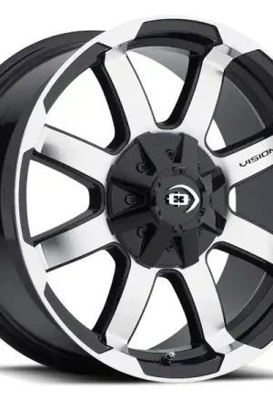 Buy Today Vision Wheels Valor 413 Gloss Black Machined Face 16x8 0mm Offset 6x139.7 (6x5.5)