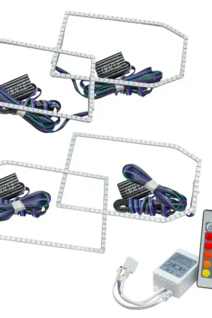 Exclusive Oracle Chevy Silverado 14-15 Halo Kit Non-Projector Style - w/ Simple Controller