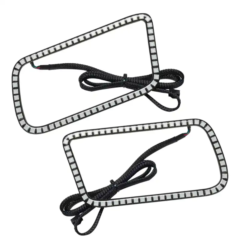 Oracle 09-15 Ram 1500 Sport Surface Mount LED Fog Light Halo Kit - ColorSHIFT Must Have