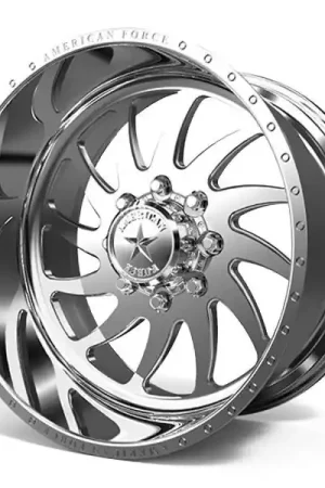 American Force Forged Wheels Spirit H31 Polished 26x14 -73mm Offset 5x127 (5x5) Direct From Factory