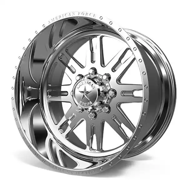 Premium American Force Forged Wheels Bishop H32 Polished 24x12 -40mm Offset 5x150