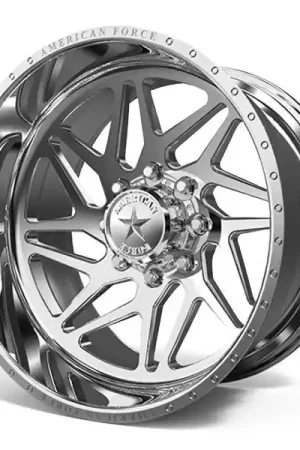 American Force Forged Wheels Genesis CKH02 Polished 26x14 -90mm Offset 5x127 (5x5) Fast Shipping