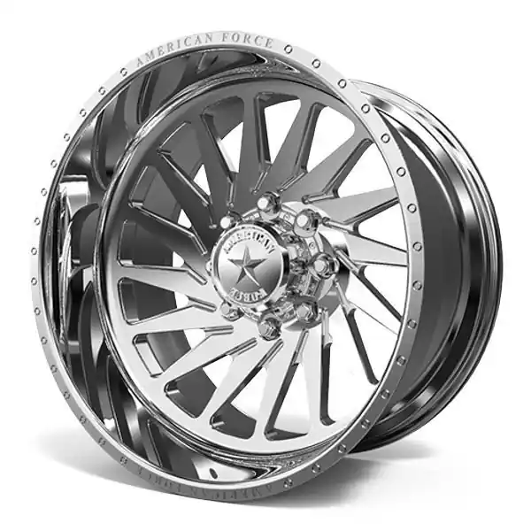 Top Rated American Force Forged Wheels Morph CKH01 Polished 22x12 -55mm Offset 6x135