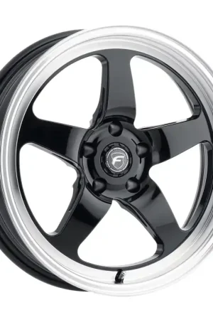 Forgestar D5 Drag 18x9.0 / 5x114.3 BP / ET35 / 6.4in BS Gloss Black Wheel Same Day Shipping