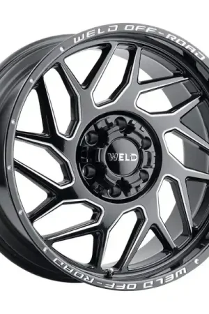Brand New WELD Offroad Wheels Fulcrum W117 Gloss Black Milled 22x10 -18mm Offset 6x135,6x139.7 (6x5.5)