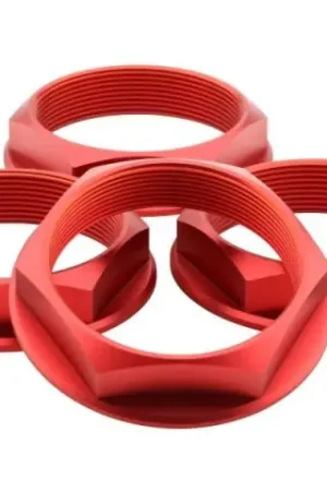 Last Chance fifteen52 Super Touring (Chicane/Podium) Hex Nut Set of Four - Anodized Red