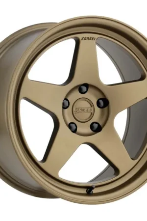 Final Sale Kansei K12B Knp 17x8.5in / 5x127 BP / 0mm Offset / 78.1mm Bore - Bronze Wheel