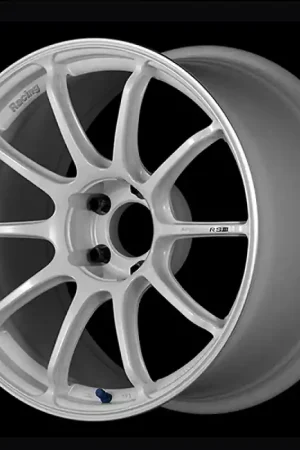 Limited Edition Advan RSIII 18x7.5 / +48 Offset / 5x114.3 / 73mm Bore / Racing White Metallic and Ring
