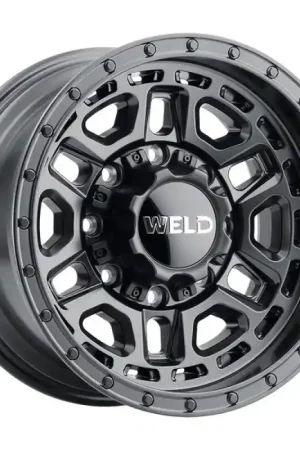 Express Delivery Weld Off-Road Crux 20x12in / 6x135 BP / ET -44 / 106.1mm Bore - Satin Black Wheel