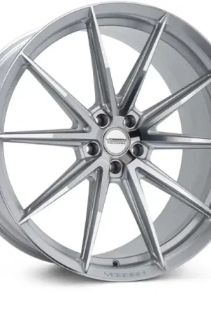 Vossen HFX-2 20x9 - 5x114.3 - ET32 - Flat - 73.1 - Silver Polished Wheel Professional Grade