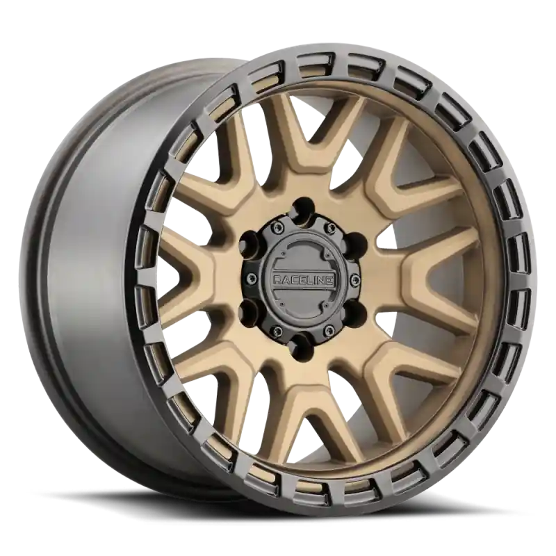 Raceline 953BZ Krank 17x9in / 8x165.1 BP / -12mm Offset / 125.2mm Bore - Bronze Wheel Cheap