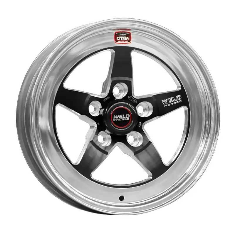 Weld S71 15x8 / 5x4.5 BP / 6.5in. BS Black Wheel (Low Pad) - Non-Beadlock Latest