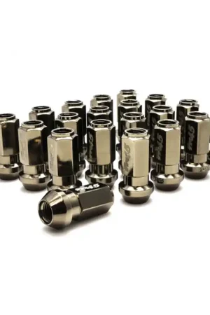 Get Yours Wheel Mate Muteki TR45 Open End Lug Nuts - Titanium Finish - 12x1.50 - 45mm