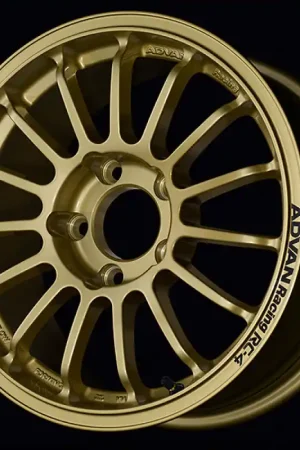 New Arrival Advan RC-4 Wheel - 15x6.0 / Offset +40 / 4x100 - Rally Gold