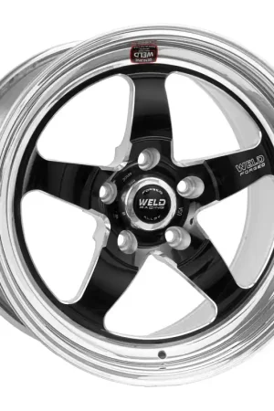 Weld S71 17x9.5 / 5x4.75 BP / 4.2in. BS Black Wheel (High Pad) - Non-Beadlock Fast Shipping