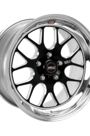 Weld S77 17x10.5 / 5x4.5 BP / 7.8in. BS Black Wheel (Medium Pad) - Non-Beadlock Authentic