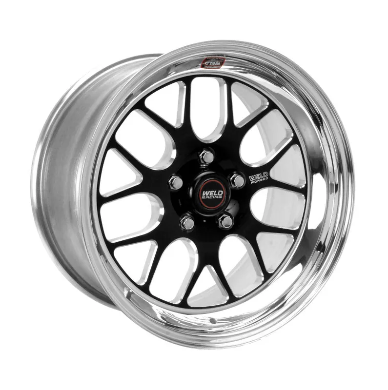 Weld S77 17x10.5 / 5x4.5 BP / 7.8in. BS Black Wheel (Medium Pad) - Non-Beadlock Authentic